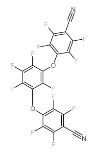 Benzonitrile,4,4'-[(2,4,5,6-tetrafluoro-m-phenylene)dioxy]bis[2,3,5,6-tetrafluoro- (8CI)结构式
