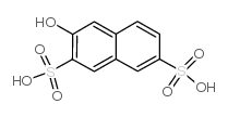 2-萘酚-3,6-二磺酸结构式