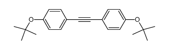Bis(4-tert-butoxyphenyl)acetylene结构式