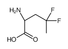 L-Norvaline, 4,4-difluoro- (9CI)结构式