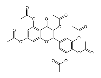 MYRICETINHEXAACETATE结构式