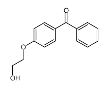 (4-(2-hydroxyethoxy)phenyl)(phenyl)methanone结构式
