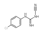 N-对氯苯基双氰胺结构式