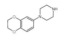 哌嗪,1-(2,3-二氢-1,4-苯并二噁烯-6-基)结构式