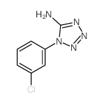 1H-Tetrazol-5-amine,1-(3-chlorophenyl)-结构式
