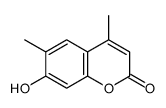 7-hydroxy-4,6-dimethylchromen-2-one结构式
