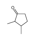 2,3-dimethylcyclopentan-1-one结构式
