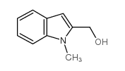 (1-甲基-1H-吲哚-2-基)-甲醇结构式