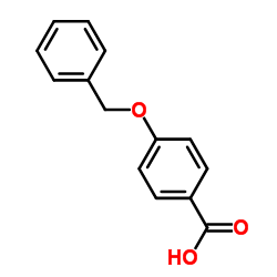 4-苯甲氧基苯甲酸结构式