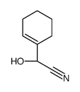 (R)-A-HYDROXY-1-CYCLOHEXENE-1-ACETONITRILE结构式