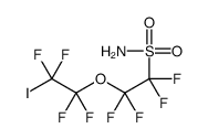 1,1,2,2-TETRAFLUORO-2-(1,1,2,2-TETRAFLUORO-2-IODOETHOXY)-ETHANESULFONAMIDE结构式
