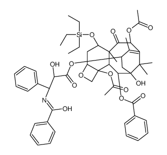 7-O-(三乙基甲硅烷基)紫杉醇结构式