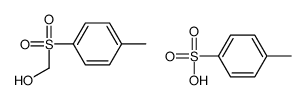 [(4-Methylphenyl)sulfonyl]methyl 4-methylbenzenesulfonate结构式