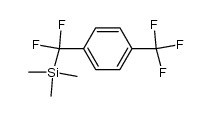 α-trimethylsilyl-α,α,α',α'-pentafluoroxylene结构式