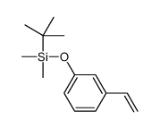 tert-butyl-(3-ethenylphenoxy)-dimethylsilane结构式