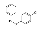 N-(4-chlorophenyl)sulfanylaniline结构式