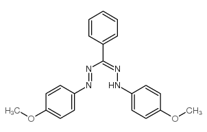 1,5-二(4-甲氧基苯基)-3-苯基甲暨结构式