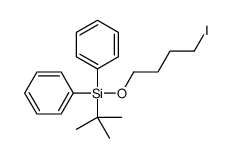tert-butyl-(4-iodobutoxy)-diphenylsilane结构式