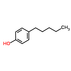 4-戊基苯酚结构式