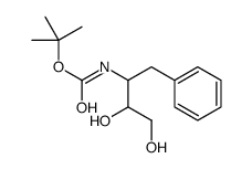 TERT-BUTYL [(1S,2S)-1-BENZYL-2,3-DIHYDROXYPROPYL]CARBAMATE结构式