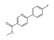 6-(4-fluorophenyl)-pyridine-3-carboxylic acid methyl ester结构式