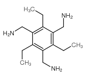 1,3,5-三(氨基甲基)-2,4,6-三乙基苯结构式