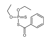 S-diethoxyphosphinothioyl benzenecarbothioate结构式