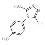 5-METHYL-4-P-TOLYL-4H-[1,2,4]TRIAZOLE-3-THIOL结构式
