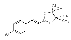 4-甲基-苯乙烯基硼酸频哪酯结构式