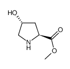 反式-4-羟基-L-脯氨酸甲酯结构式