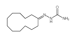 (cyclododecylideneamino)urea结构式