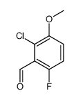 2-Chloro-6-fluoro-3-methoxybenzaldehyde结构式