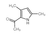 1-(3,5-二甲基-1H-吡咯-2-基)-1-乙酮结构式
