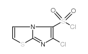6-氯咪唑[2,1-b][1,3]噻唑-5-磺酰氯结构式