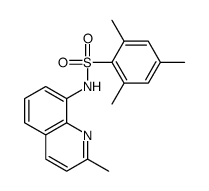 2,4,6-trimethyl-N-(2-methylquinolin-8-yl)benzenesulfonamide结构式