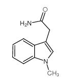1-甲基吲哚-3-乙酰胺结构式