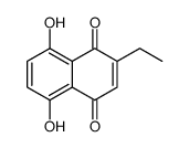 2-Ethyl-5,8-dihydroxy-1,4-naphthoquinone结构式