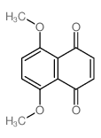 1,4-Naphthalenedione,5,8-dimethoxy-结构式