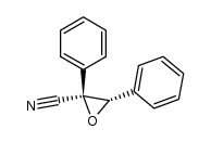 (Z)-2,3-diphenyl-oxirane-2-carbonitrile结构式