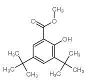 methyl 3,5-ditert-butyl-2-hydroxybenzoate结构式