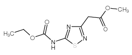 5-[(乙氧基羰基)氨基]-1,2,4-三唑-3-乙酸甲酯结构式
