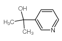 2-(Pyridin-3-yl)propan-2-ol结构式