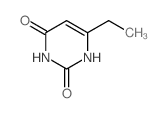 6-乙基-2,4(1h,3h)-嘧啶二酮结构式