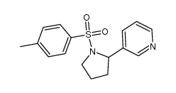3-[1-(4-toulenesulfonyl)pyrrolidin-2-yl]pyridine结构式