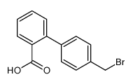 4-(溴甲基)-[1,1-联苯]-2-羧酸结构式