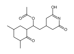[1-(3,5-dimethyl-2-oxo-cyclohexyl)-2-(2,6-dioxo-4-piperidyl)ethyl] acetate结构式
