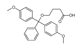 4-[bis(4-methoxyphenyl)-phenylmethoxy]butanoic acid结构式
