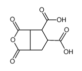 1,3-dioxo-4,5,6,6a-tetrahydro-3aH-cyclopenta[c]furan-4,5-dicarboxylic acid结构式