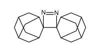 dispiro[adamantane-2,3'-[1,2]diazete-4',2''-adamantane]结构式