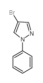 1-苯基-4-溴吡唑结构式